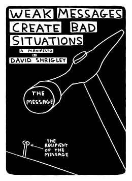 E-Book (epub) Weak Messages Create Bad Situations von David Shrigley