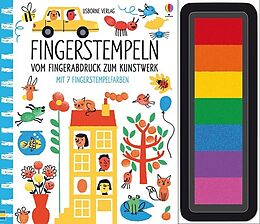 Fester Einband Fingerstempeln: Vom Fingerabdruck zum Kunstwerk von Fiona Watt