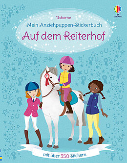 Couverture cartonnée Mein Anziehpuppen-Stickerbuch: Auf dem Reiterhof de Lucy Bowman