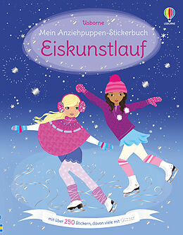 Couverture cartonnée Mein Anziehpuppen-Stickerbuch: Eiskunstlauf de Fiona Watt