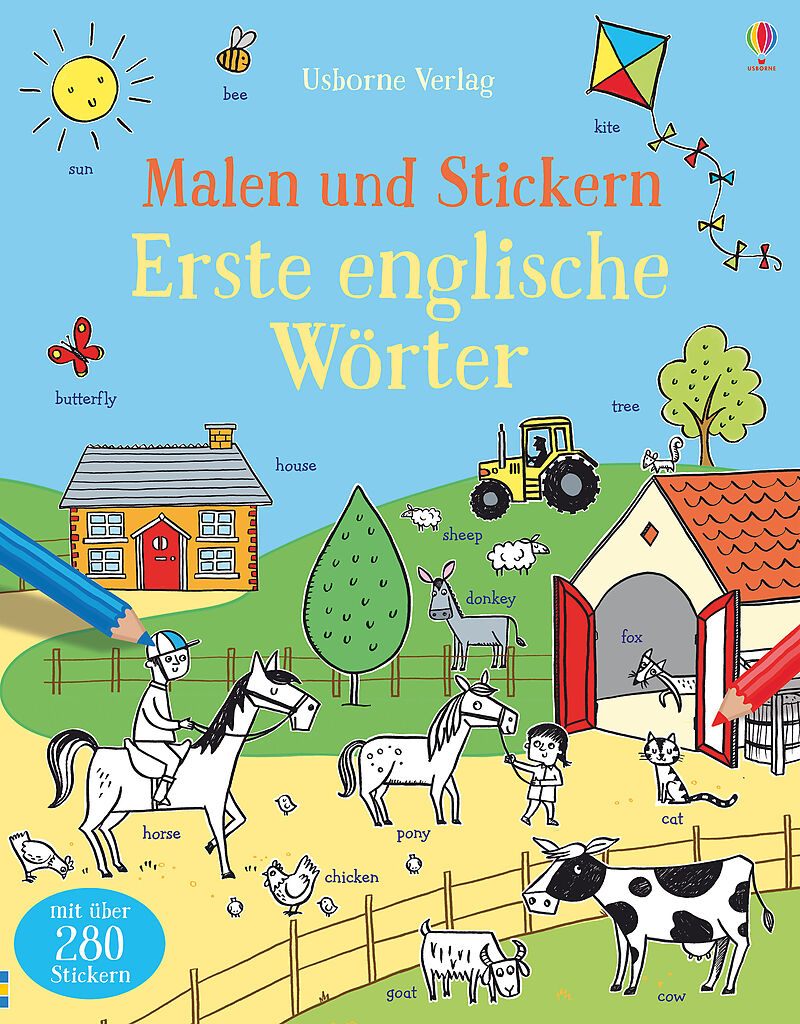 Malen Und Stickern Erste Englische Worter Kirsteen Robson Buch Kaufen Ex Libris