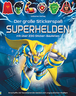 Couverture cartonnée Der große Stickerspaß: Superhelden de Simon Tudhope