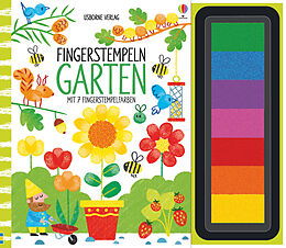 Livre Relié Fingerstempeln: Garten de Fiona Watt