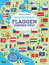 Kartonierter Einband Mein Stickerbuch: Flaggen unserer Welt von Holly Bathie