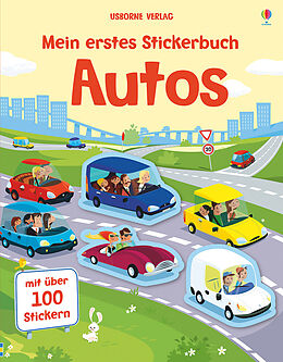 Kartonierter Einband Mein erstes Stickerbuch: Autos von Simon Tudhope