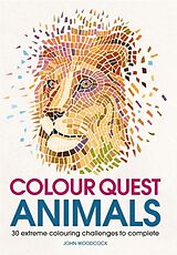 Couverture cartonnée Colour Quest® Animals de John Woodcock