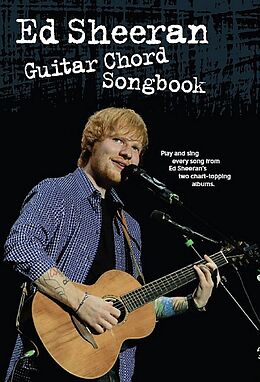  Notenblätter Ed SheeranGuitar Chord Songbook