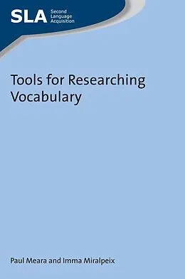 E-Book (epub) Tools for Researching Vocabulary von Paul Meara, Imma Miralpeix