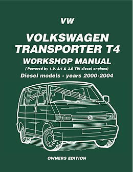 E-Book (epub) VW Transporter T4 ( Diesel - 2000-2004) Workshop Manual von Trade Trade