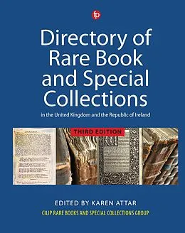 E-Book (pdf) Directory of Rare Book and Special Collections in the UK and Republic of Ireland von Unknown