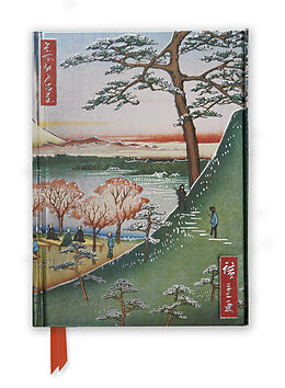 Fester Einband Hiroshige: Meguro (Foiled Journal) von Flame Tree