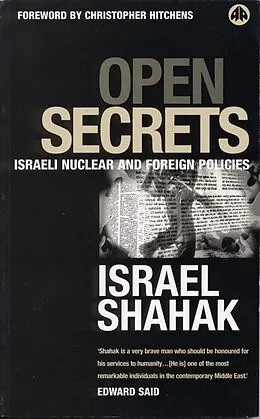 E-Book (epub) Open Secrets von Israel Shahak