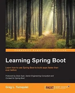 E-Book (pdf) Learning Spring Boot von Greg L. Turnquist