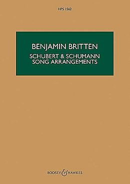 Franz Schubert, Robert Schumann Notenblätter Schubert and Schumann Songs Arrangments