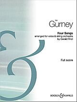 Ivor Gurney Notenblätter 4 Songs