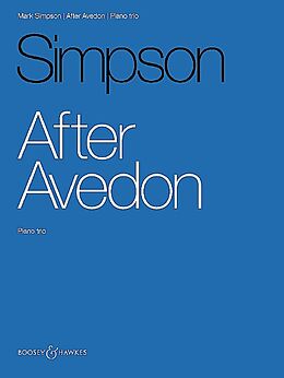 Mark Simpson Notenblätter After Avedon