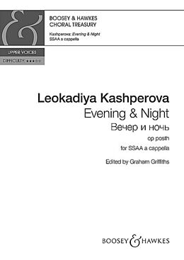 Leokadiya Kashperova Notenblätter Evening & Night op.posth