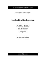 Leokadiya Kashperova Notenblätter Piano Trio in A minor op. posth