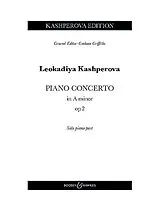 Leokadiya Kashperova Notenblätter Piano Concerto in A minor op. 2