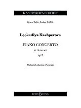 Leokadiya Kashperova Notenblätter Piano Concerto in A minor op. 2