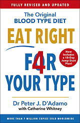 Couverture cartonnée Eat Right 4 Your Type de Peter D'Adamo