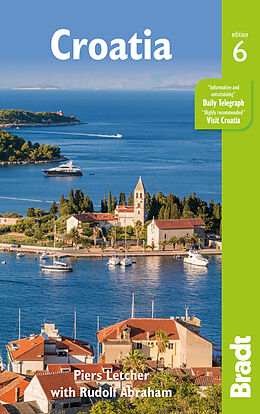 Couverture cartonnée Croatia Bradt Guide de Letcher Piers