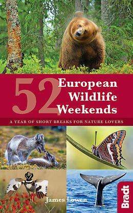 Couverture cartonnée 52 European Wildlife Weekends de James Lowen