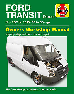 Couverture cartonnée Ford Transit Diesel (06 - 13) Haynes Repair Manual de Haynes Publishing