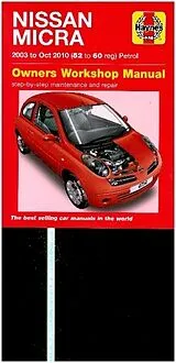 Kartonierter Einband (Kt) Nissan Micra (03 - Oct 10) Haynes Repair Manual von Haynes Publishing