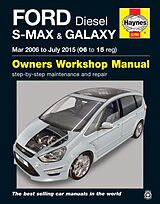 Couverture cartonnée Ford S-MAX & Galaxy Diesel (Mar 06 - July 15) Haynes Repair Manual de Mark Storey