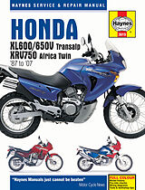 Kartonierter Einband Honda XL600/650 Transalp &amp; XRV750 Africa Twin (87 - 07) von Haynes Publishing