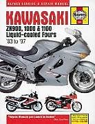 Couverture cartonnée Kawasaki ZX900, 1000 & 1100 Liquid-Cooled Fours de Haynes Publishing