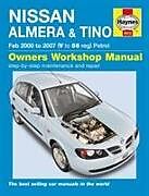 Couverture cartonnée Nissan Almera & Tino Petrol (Feb 00 - 07) Haynes Repair Manual de Haynes Publishing