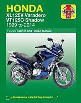 Couverture cartonnée Honda Xl125V Varadero & VT125C Shadow (99-14) de Phil Mather