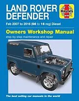 Kartonierter Einband Land Rover Defender (Feb '07-'16) (56 to 16 reg) Diesel von Haynes Publishing