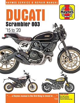 Couverture cartonnée Ducati Scrambler 803 (15 - 20) Haynes Repair Manual de Matthew Coombs