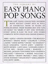 Kartonierter Einband The Library of Easy Piano Pop Songs von Hal Leonard Publishing Corporation