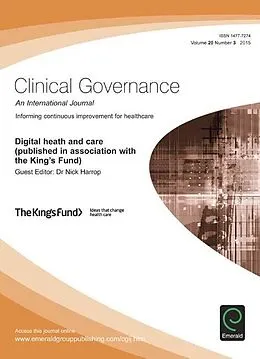 E-Book (pdf) Digital heath and care (published in association with the King's Fund) von 