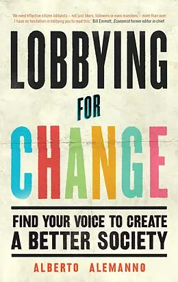 E-Book (epub) Lobbying for Change von Alberto Alemanno