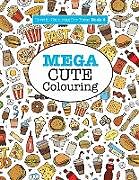 Couverture cartonnée Mega Cute Colouring ( Terrific Colouring For Teens ) de Elizabeth James