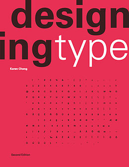 Couverture cartonnée Designing Type Second Edition de Karen Cheng