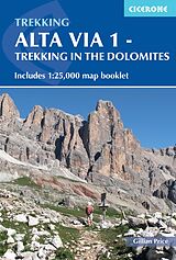 Broché Alta Via 1 - Trekking in the Dolomites de Gillian Price