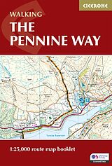 Couverture cartonnée Walking the Pennine Way Map Booklet de Dillon Paddy