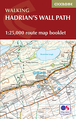(Land)Karte Hadrian's Wall Path Map Booklet von Mark Richards