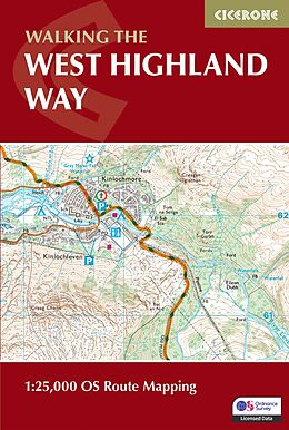 Kartonierter Einband West Highland Way Map Booklet von Terry Marsh