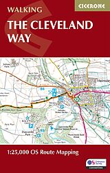 Couverture cartonnée The Cleveland Way Map Booklet de Paddy Dillon