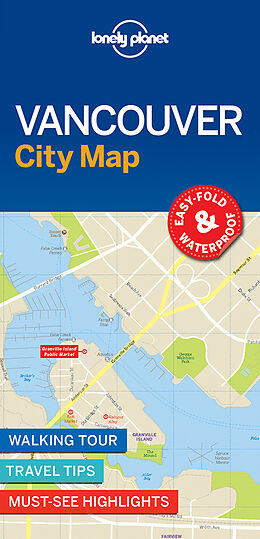 (Land)Karte Vancouver 1st ed von Lonely Planet