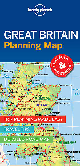 Carte (de géographie) Great Britain 1st ed de Lonely Planet