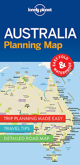 Carte (de géographie) pliée Lonely Planet Australia Planning Map de Lonely Planet