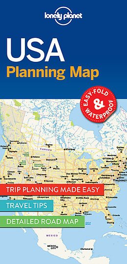 Carte (de géographie) Lonely Planet USA Planning Map de 